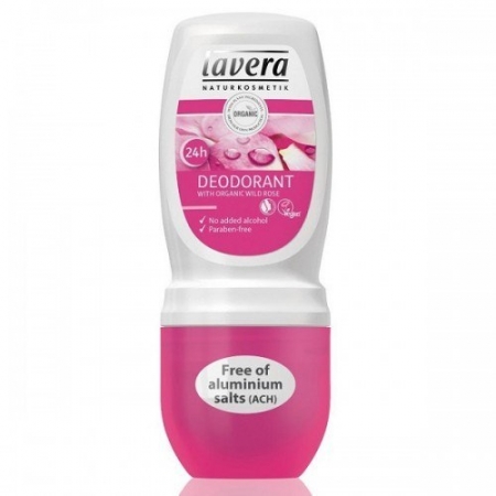 LAVERA Dezodorant roll-on ROSE GARDEN z wyciągiem z bio-dzikiej róży 50ml